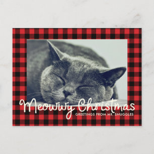 Frohe Weihnachts-Spaß-Typografie   FOTO Feiertagspostkarte