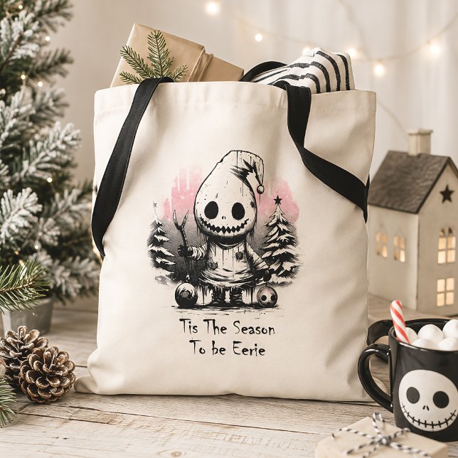 Frohe Weihnachts Spooky Gothic Ghost Tragetasche (Von Creator hochgeladen)