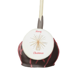 Frohe Weihnachts-Star-Cake-Pop