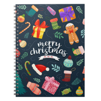 Frohe Weihnachts-Stuff-Journals Notebooks Notizblock