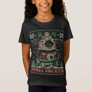 Frohe Weihnachts Sweater Mops Merry Pugmas Dog Lov T-Shirt