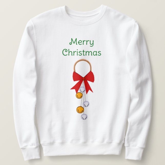 Frohe Weihnachts-Sweatshirt Sweatshirt (Design vorne)