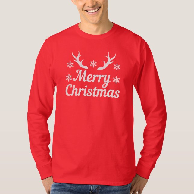 Frohe Weihnachts-T - Shirt (Vorderseite)