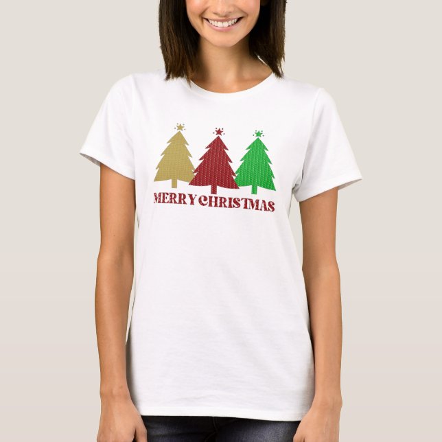 Frohe Weihnachts-T - Shirt (Vorderseite)