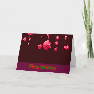 Frohe Weihnachts-Tanzbälle Red MUSEUM Zazzle Feiertagskarte