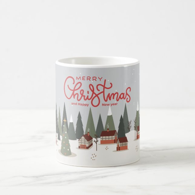 Frohe Weihnachts-Tasse | Feiertag Kaffeetasse (Mittel)