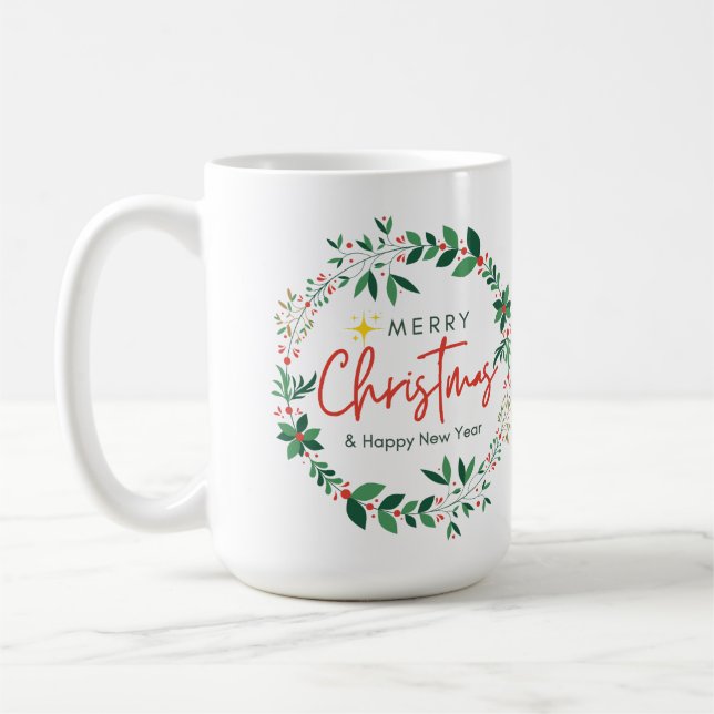 Frohe Weihnachts-Tasse Kaffeetasse (Links)