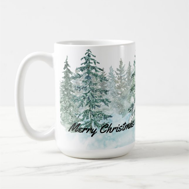 Frohe Weihnachts-Tasse Kaffeetasse (Links)