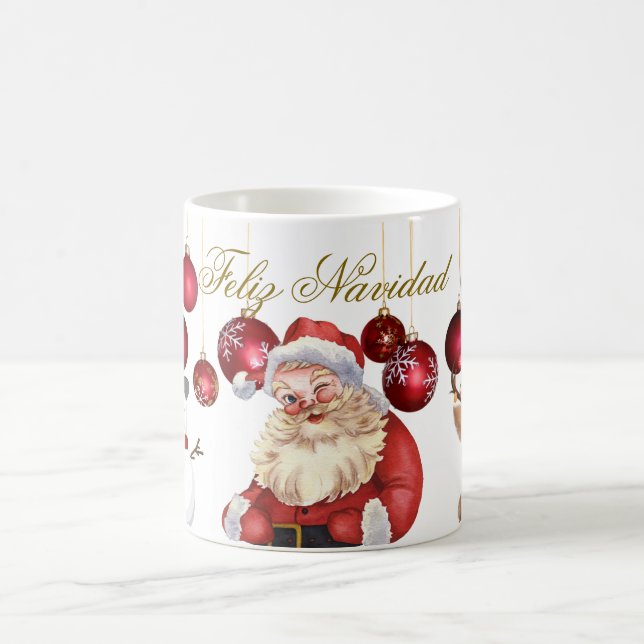 Frohe Weihnachts-Tasse Kaffeetasse (Mittel)