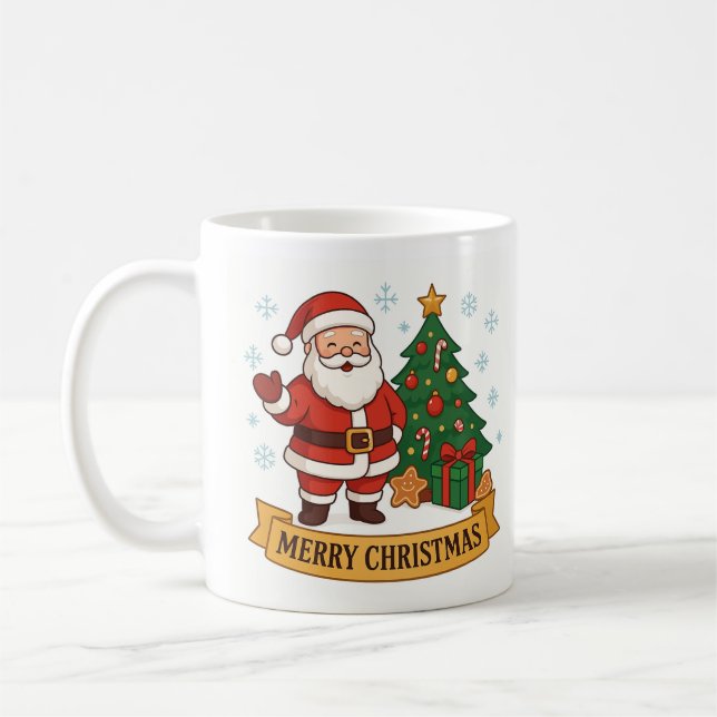Frohe Weihnachts-Tasse Kaffeetasse (Links)