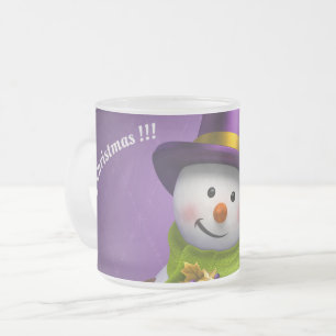 Frohe Weihnachts-Tasse Mattglastasse