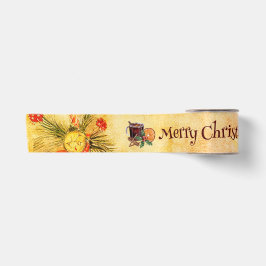 Frohe Weihnachts Tea Cup Orange Berry Cinnamon Satinband