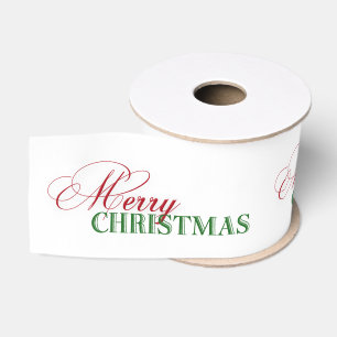 Frohe Weihnachts-Text Geschenk Ribbon Ripsband