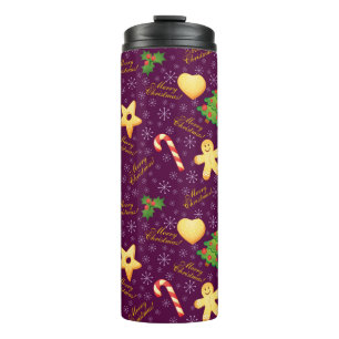 Frohe Weihnachts-Thermal Tumbler Thermosbecher