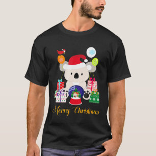 Frohe Weihnachts Tier Koala Bear Xmas T-Shirt