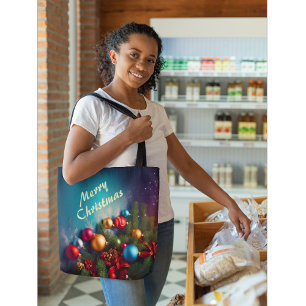Frohe Weihnachts Tote Beutel Custom Personalize Te Tasche
