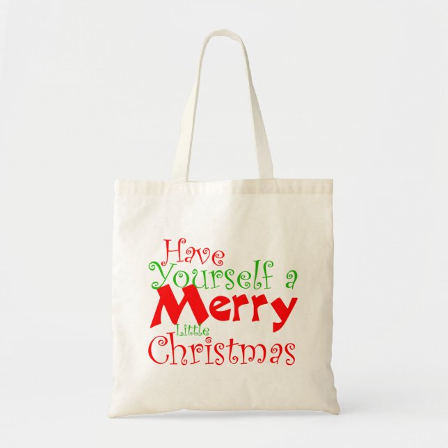 Frohe Weihnachts-Tote-Tasche Tragetasche (Vorne)