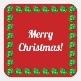 Frohe Weihnachts-Umschlag Aufkleber Stickers