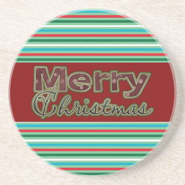 Frohe Weihnachts Untersetzer Collection (Vorne)