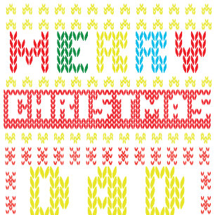 Frohe Weihnachts-Vater Ugly Christmas Design T-Shirt