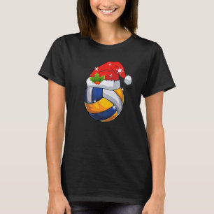 Frohe Weihnachts-Volleyball-Weihnachtsmannmütze Xm T-Shirt