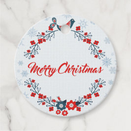 Frohe Weihnachts-Vorzugstriche Geschenkanhänger