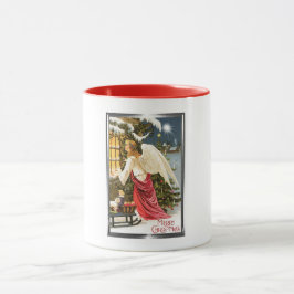 Frohe Weihnachts Weihnachts Weihnachtsangel Design Tasse