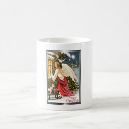 Frohe Weihnachts Weihnachts Weihnachtsangel Design Verwandlungstasse