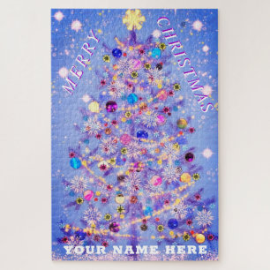 Frohe Weihnachts Weihnachtsbaum - Ihr Name