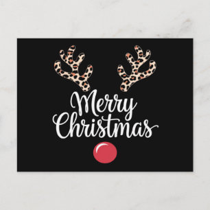Frohe Weihnachts-Weihnachtsgeschenke für Reindeer Postkarte