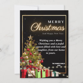 Frohe Weihnachts-Weihnachtskarte Feiertagskarte