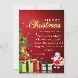 Frohe Weihnachts-Weihnachtskarte Feiertagskarte
