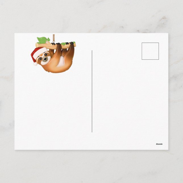 Frohe Weihnachts-Weihnachtskarte Postkarte (Rückseite)