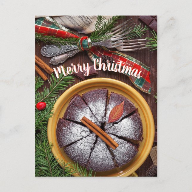 Frohe Weihnachts-Weihnachtskarte Postkarte (Vorderseite)