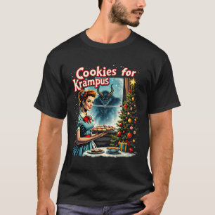 Frohe Weihnachts-Weihnachtskekse für Krampus Graph T-Shirt
