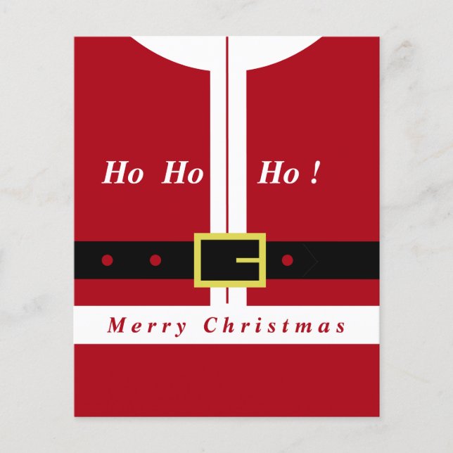 Frohe Weihnachts-Weihnachtsmann-Flyer Flyer (Vorne)