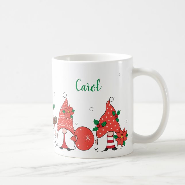 Frohe Weihnachts-Weihnachtsmann-Tasse Kaffeetasse (Rechts)