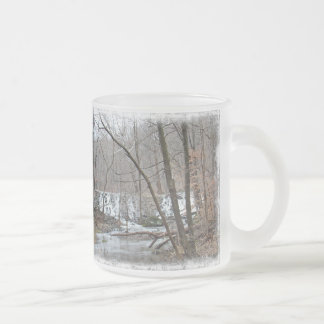 Frohe Weihnachts-Winter-Damm Off Badman Road Mattglastasse