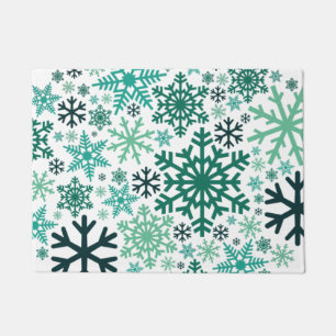 Frohe Weihnachts Winter Snowflake Muster Fußmatte