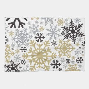 Frohe Weihnachts Winter Snowflake Muster Geschirrtuch