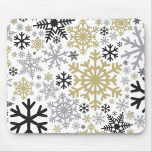 Frohe Weihnachts Winter Snowflake Muster Mousepad