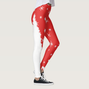 Frohe Weihnachts-Winterschneeflocken Leggings
