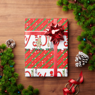 Frohe Weihnachts Wrapping Paper Ginger Geschenkpapier
