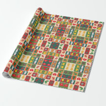 Frohe Weihnachts-Wrapping Papier