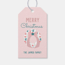Frohe Weihnachts-Wreath-Llama-Musterfamilie