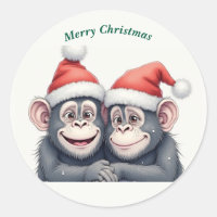 Frohe Weihnachtsaffen