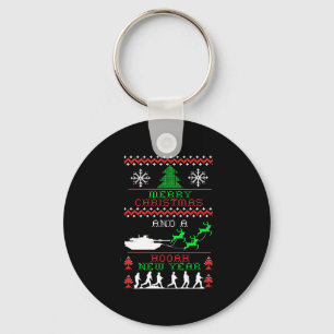 Frohe Weihnachtsarmee - Neues Jahr Schlüsselanhänger
