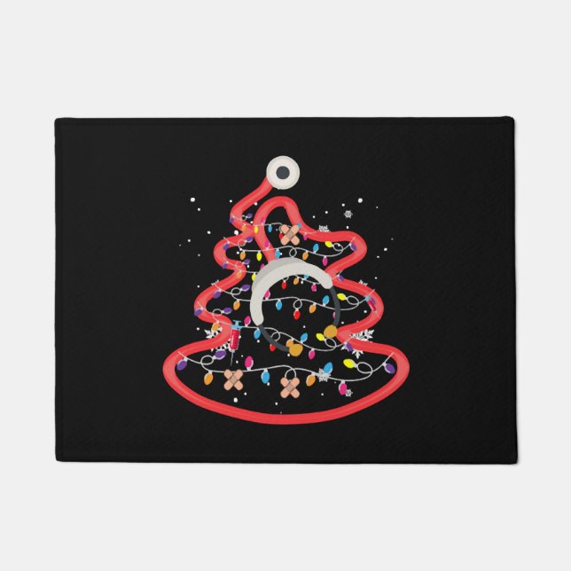 Frohe Weihnachtsärzte Fußmatte (Vorderseite)