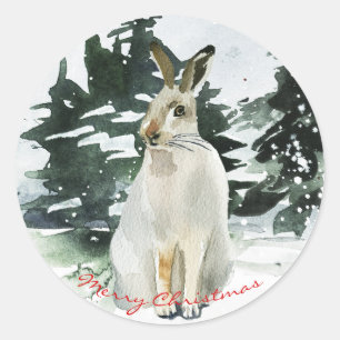 Frohe Weihnachtsaufkleber Etiketten giftwracks Fei Runder Aufkleber