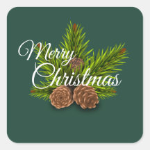 Frohe Weihnachtsaufkleber